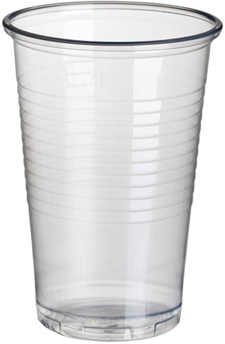 Beker Papstar 200ml, Ø 70,3 cm, 9,9 cm PP transparant pak/100