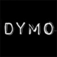 Labeltape Dymo 3D 9mmx3m  wit op zwart pak/3-2