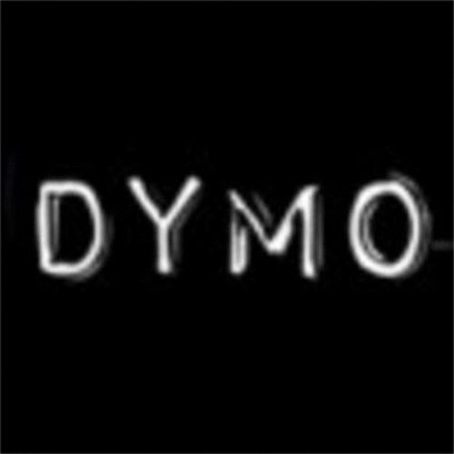 Labeltape Dymo 3D 9mmx3m  wit op zwart pak/3-2