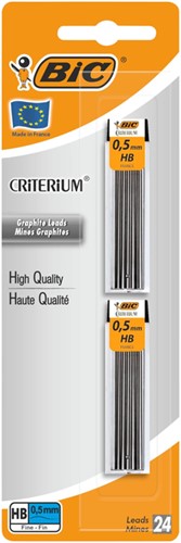 Potloodstift BIC Criterium 0,5mm HB pak/2