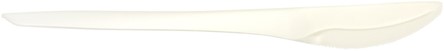 Messen herbruikbaar CPLA 19 cm wit