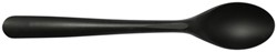 Lepels herbruikbaar CPLA 19 cm zwart