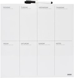 Planbord week Desq 35x35cm magnetisch