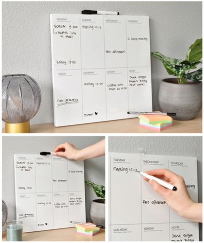 Planbord week Desq 35x35cm magnetisch-3