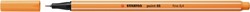 Fineliner STABILO point 88/85 papaya