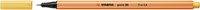 Fineliner STABILO point 88/23 licht geel