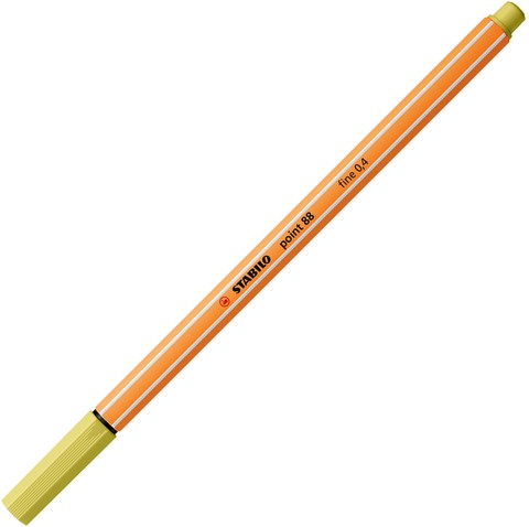 Fineliner STABILO point 88/67 mosterd