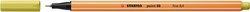 Fineliner STABILO point 88/67 mosterd