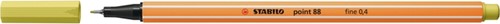 Fineliner STABILO point 88/67 mosterd