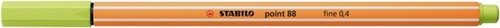 Fineliner STABILO point 88/14 vleugje limoen-2