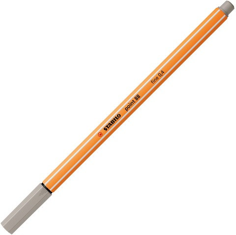 Fineliner STABILO point 88/93 warm grijs