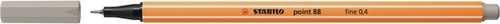 Fineliner STABILO point 88/93 warm grijs