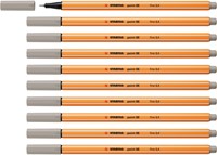 Fineliner STABILO point 88/93 warm grijs-4