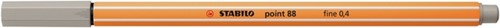 Fineliner STABILO point 88/93 warm grijs-2
