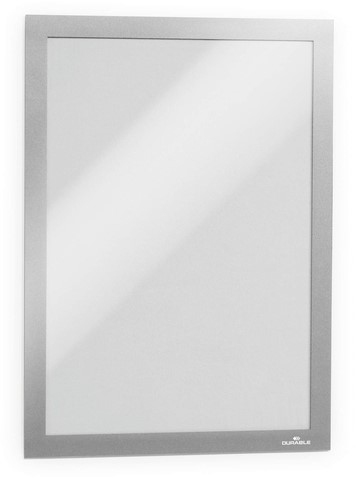 Duraframe Durable A4 zelfklevend zilvergrijs pk/10