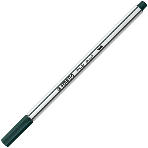 Brushstift Stabilo pen 568/63 aarde groen