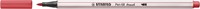 Brushstift Stabilo pen 568/47 roestig rood