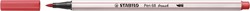 Brushstift Stabilo pen 568/47 roestig rood
