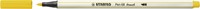 Brushstift Stabilo pen 568/24 citroen geel