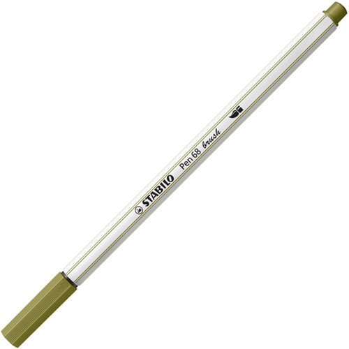 Brushstift Stabilo pen 568/37 modder groen