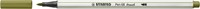 Brushstift Stabilo pen 568/37 modder groen