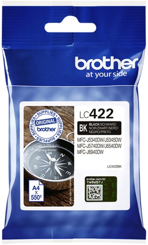 Inktcartridge Brother LC-422 zwart
