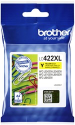Inktcartridge Brother LC-422XL geel