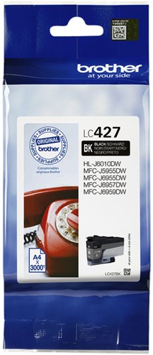 Inktcartridge Brother LC-427 zwart