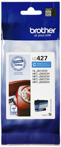 Inktcartridge Brother LC-427 Cyaan