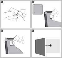 Weekplanner Nobo transparant acryl A4-3