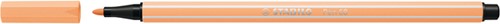 Viltstift STABILO Pen 68/25 pastel oranje