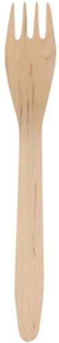 Vork 160mm hout pk/100