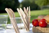 Vork 160mm hout pk/100-2