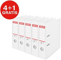 Ordner Esselte Vivida No.1 multipack 75mm A4 5 stuks wit-2