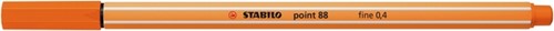 Fineliner Stabilo point 88/30 bleek vermiljoen-2
