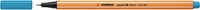 Fineliner Stabilo point 88/031 neon blauw