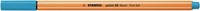 Fineliner Stabilo point 88/031 neon blauw-2