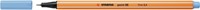 Fineliner Stabilo point 88/11 ijs blauw