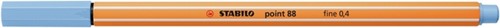 Fineliner Stabilo point 88/11 ijs blauw-2