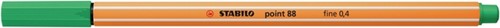 Fineliner Stabilo point 88/16 smaragd groen-2