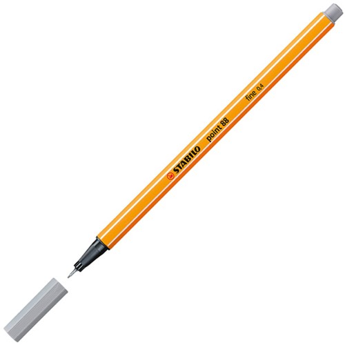 Fineliner Stabilo 88/95 middel koud grijs