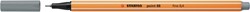 Fineliner Stabilo 88/95 middel koud grijs