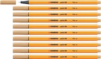 Fineliner Stabilo point 88/88 licht oker-1