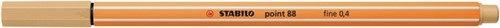 Fineliner Stabilo point 88/88 licht oker-2