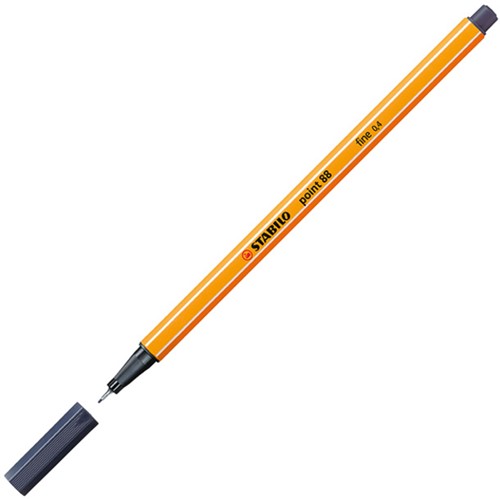 Fineliner Stabilo point 88/98  payne's grijs