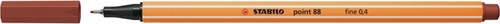 Fineliner Stabilo point 88/75 sienna