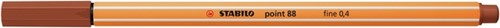 Fineliner STABILO point 88/38 roodkrijt-2