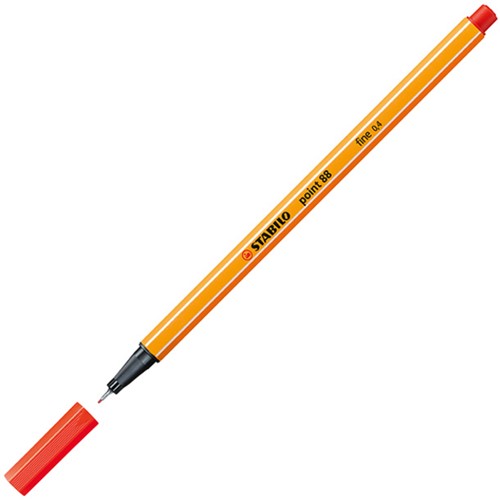 Fineliner STABILO point 88/48 lichtrood