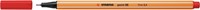 Fineliner STABILO point 88/48 lichtrood