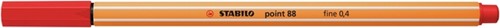 Fineliner STABILO point 88/48 lichtrood-2